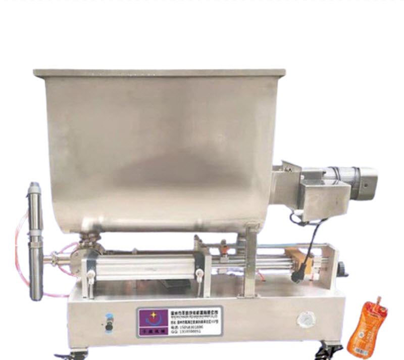 เครื่องบรรจุซอสอัตโนมัติ รุ่นสำหรับพริกและน้ำซุป ขนาด 5 ลิตร กำลังไฟ 200W