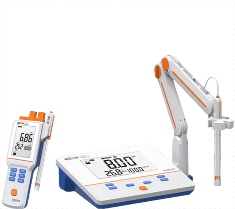 เครื่องวัดค่า pH แบบพกพา PHS-25-3C-3E-2F ขนาดเล็ก ใช้งานง่าย สำหรับการทดลอง