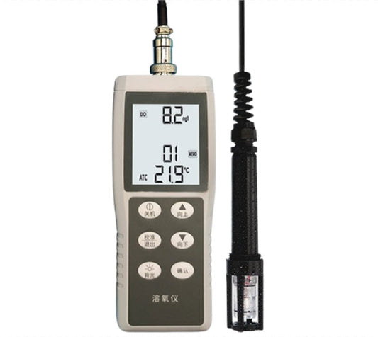 เครื่องตรวจสอบออกซิเจนในน้ำพกพา AR8010 ความแม่นยำสูง วัดค่าละลายออกซิเจน