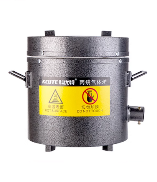 เตาอ melting โลหะขนาดเล็ก รุ่นสูงสุดสำหรับรีไซเคิลทองคำ เงิน ทองแดง อลูมิเนียม ใช้ก๊าซปิโตรเลียม