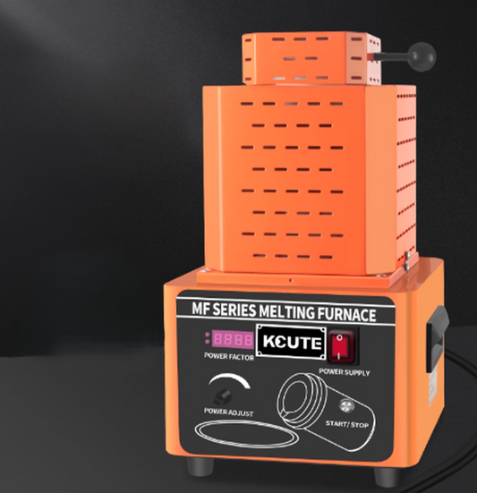 เตาเผาโลหะขนาดเล็ก 1600 องศา รุ่นไฟฟ้า สำหรับหลอมเงิน ทองแดง เหล็ก อลูมิเนียม และดีบุก