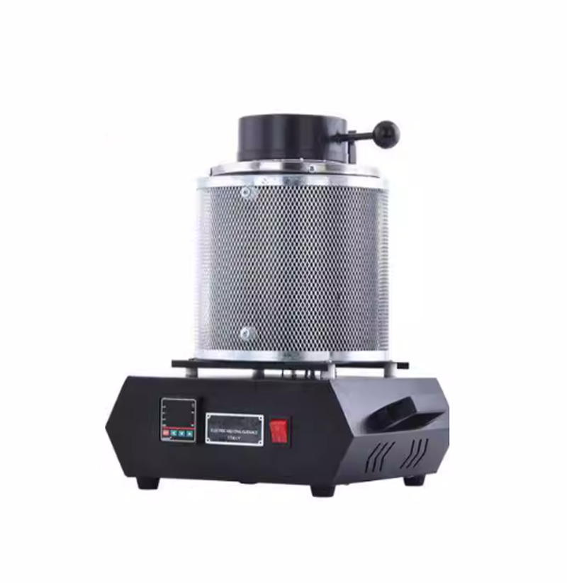 เตาอัลลอยด์ขนาดเล็ก รุ่นกลางความร้อน สำหรับหลอมทอง เงิน ทองแดง อลูมิเนียม ขนาดกะทัดรัด