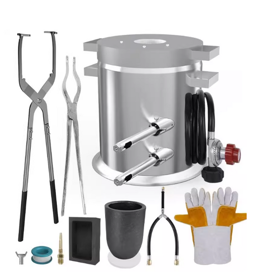 เตาอบอเนกประสงค์ 6 กก. สแตนเลส ขนาดเล็ก ใช้ก๊าซละลายอลูมิเนียม 10 นาที รองรับการใช้งานที่รวดเร็ว