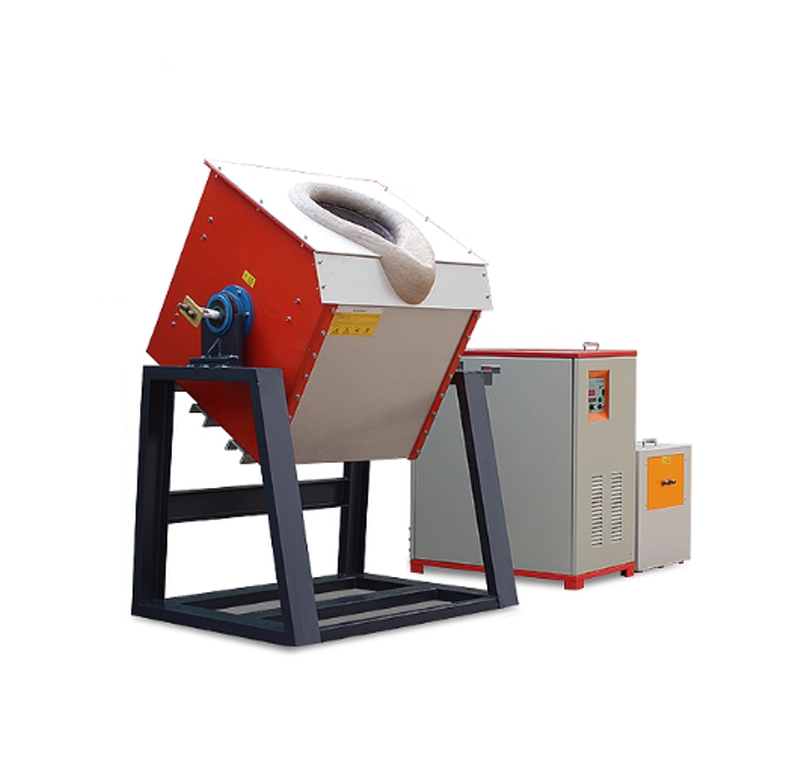 เตาไฟฟ้าหลอมโลหะขนาดเล็ก รุ่นกลางสำหรับหลอมอลูมิเนียม ทองแดง ดีไซน์ประสิทธิภาพสูง