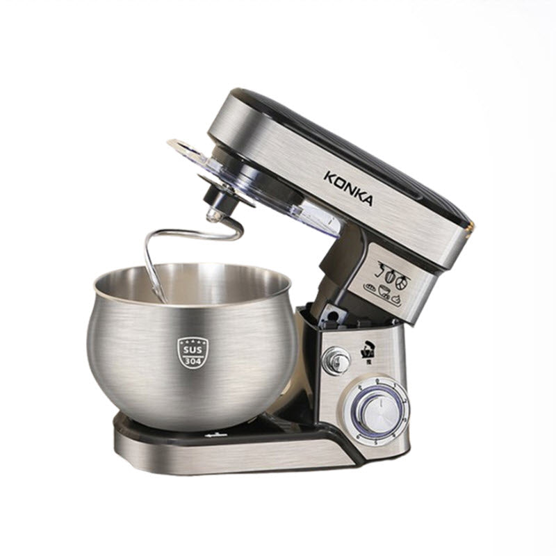 เครื่องทำอาหารอเนกประสงค์ รุ่น康佳 สแตนเลส ขนาดเล็ก อัตโนมัติ สำหรับนวดแป้งและตีไข่