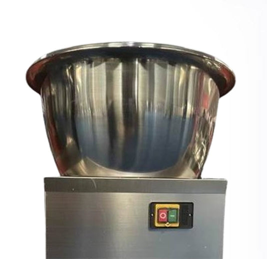 เครื่องผสมแป้งไฟฟ้าขนาดเล็กสำหรับร้านอาหารและบ้าน พร้อมโถสแตนเลสหนา รุ่นมืออาชีพ