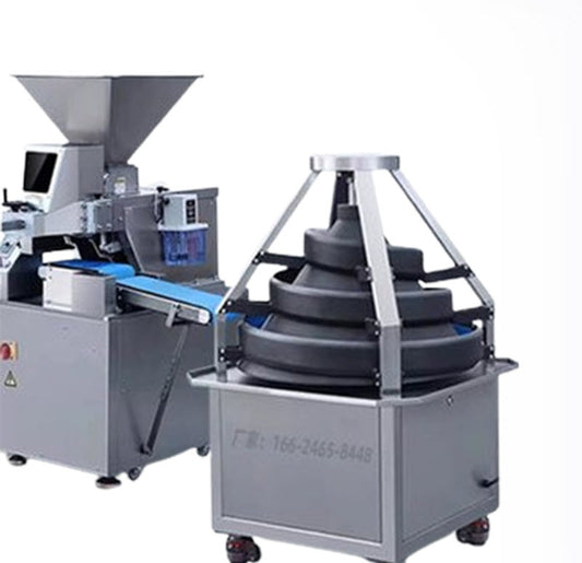 เครื่องแบ่งและกลมแป้งอัตโนมัติ เชิงพาณิชย์ รุ่น 旭众 สำหรับทำขนมเปี๊ยะและขนมต่าง ๆ