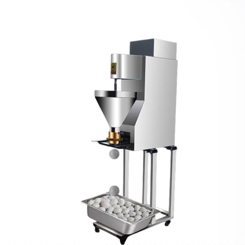 เครื่องทำลูกชิ้นไฟฟ้าอัตโนมัติ รุ่นพาณิชย์ ขนาด 2.5 กก. เหมาะสำหรับทำลูกชิ้นปลา เนื้อวัว และลูกชิ้นผัก