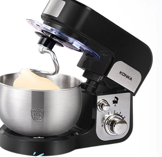 เครื่องตีไข่ไฟฟ้าแบบตั้งโต๊ะขนาดเล็ก รุ่น康佳 4 in 1 มัลติฟังก์ชัน สำหรับทำครีมและผสมอาหาร