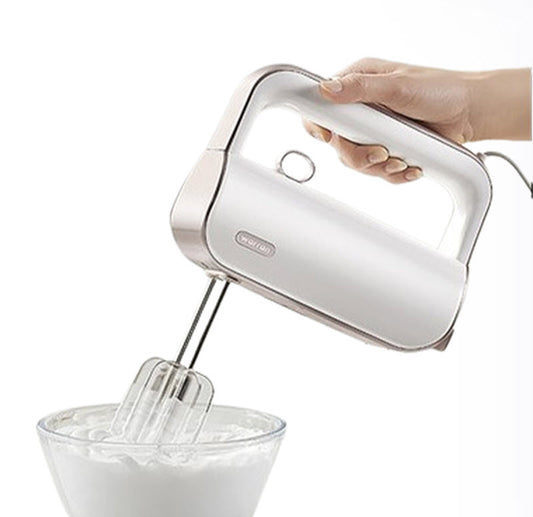 เครื่องตีไข่ไฟฟ้า 600W รุ่น华伦 แบบพกพา อัตโนมัติ สำหรับทำขนมและตีครีม