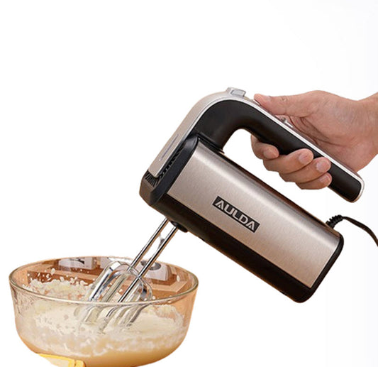 เครื่องตีไข่มือถือสแตนเลส 450W รุ่นสำหรับทำขนมและตีครีม