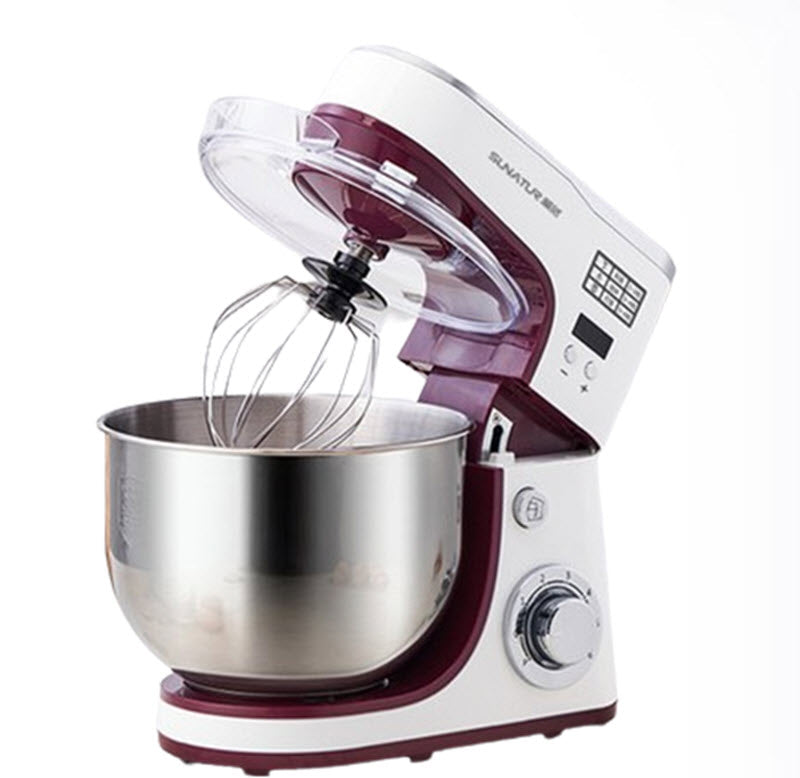 เครื่องตีไข่ไฟฟ้า ขนาดเล็ก สำหรับใช้ในบ้าน รุ่น顺然 เหมาะสำหรับทำขนม ครีมและนวดแป้ง