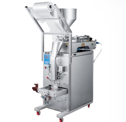 เครื่องบรรจุซอสอัตโนมัติ รุ่นปรับปริมาณ ขนาดกระทัดรัด เหมาะสำหรับน้ำมันพริกและเครื่องปรุง