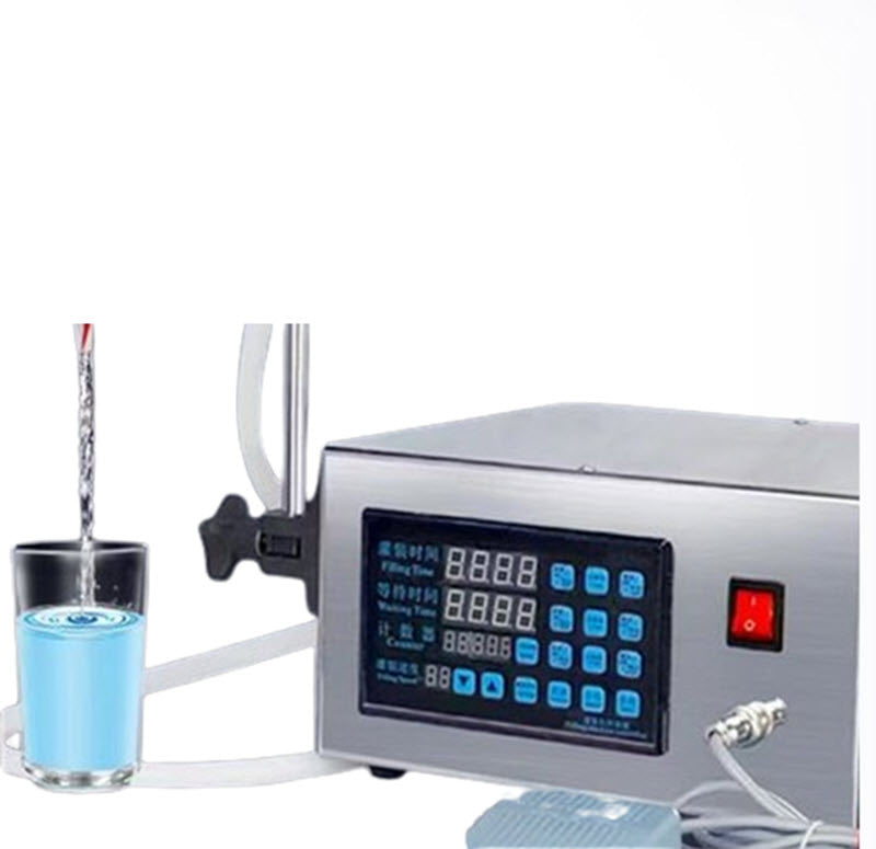 เครื่องบรรจุของเหลวอัตโนมัติ 远康 280 รุ่นควบคุมจำนวน ใช้สำหรับบรรจุเครื่องดื่ม