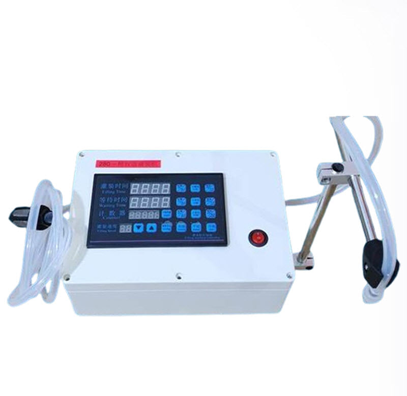 เครื่องบรรจุอัตโนมัติขนาดเล็ก สำหรับเหล้า นม ถั่วเหลือง น้ำมัน ขนาด 5-50ml รุ่นใหม่