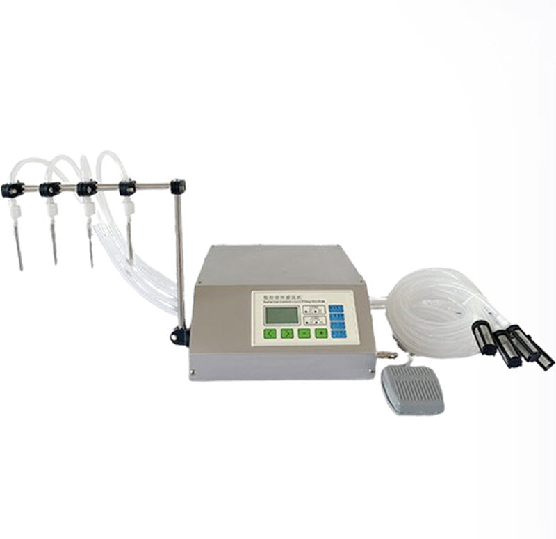 เครื่องบรรจุของเหลวอัตโนมัติ QH-G11A ขนาดเล็ก สำหรับไวน์ นม ซอส 220V 50Hz