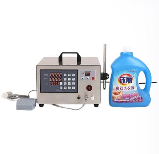 เครื่องบรรจุของเหลวอัตโนมัติ ขนาดเล็ก รุ่นปั๊มเกลียว สำหรับของเหลวข้นและกัดกร่อน