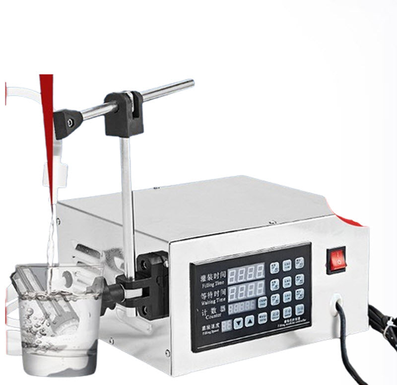 เครื่องบรรจุของเหลวอัตโนมัติ KC-280 ขนาดเล็ก สำหรับน้ำดื่ม, น้ำมันหอมระเหย, ซอส, แอลกอฮอล์