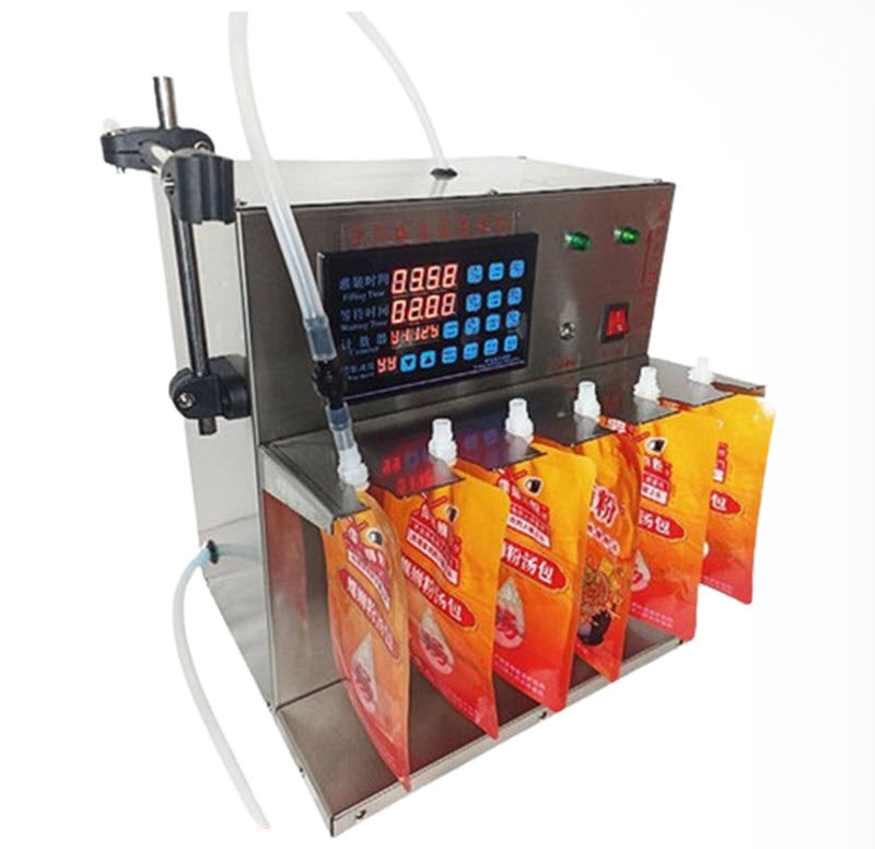 เครื่องบรรจุซุปพร้อมถุงอัตโนมัติ ขนาดเล็ก สำหรับบรรจุน้ำซุป นม และเต้าหู้