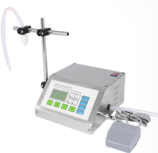 เครื่องบรรจุของเหลวอัตโนมัติ ขนาดเล็ก สำหรับน้ำดื่ม เครื่องดื่ม และขนม รุ่นควบคุม CNC