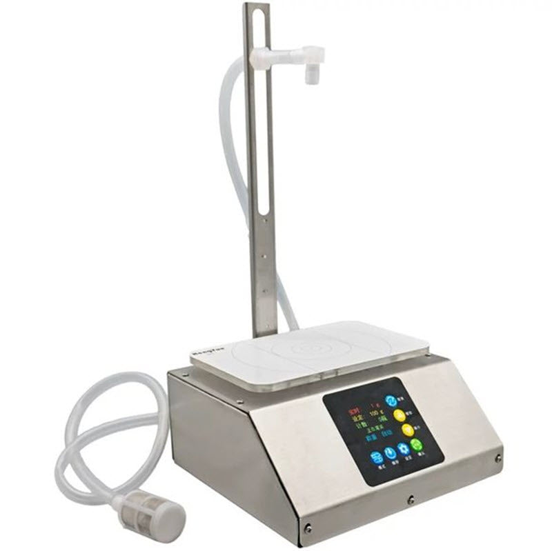 เครื่องบรรจุของเหลวอัตโนมัติ ขนาดเล็ก สำหรับขวดเหล้า น้ำมัน น้ำเต้าหู้ เครื่องดื่ม นม