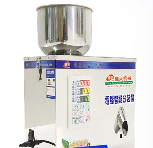 เครื่องบรรจุผงอัตโนมัติ 1-5 กก. สำหรับผงขนม เครื่องเทศ กาแฟ และเก๋ากี้