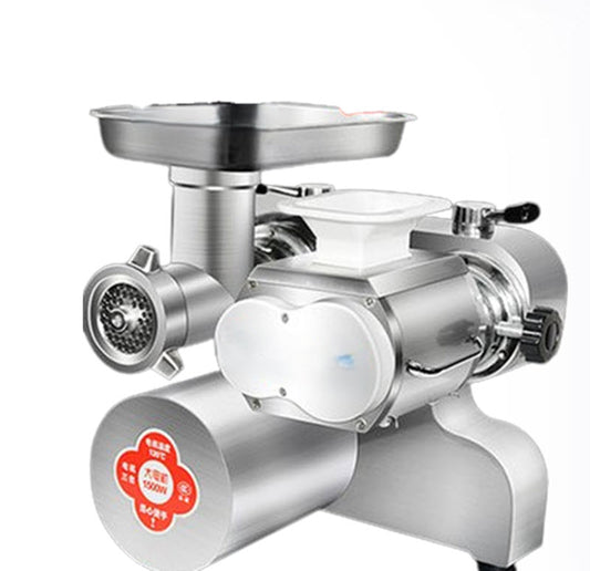 เครื่องบดเนื้อไฟฟ้าอัตโนมัติ 3000W สเตนเลส ใช้งานเชิงพาณิชย์ รุ่นพรีเมียม ทำขนมจีนและไส้กรอก