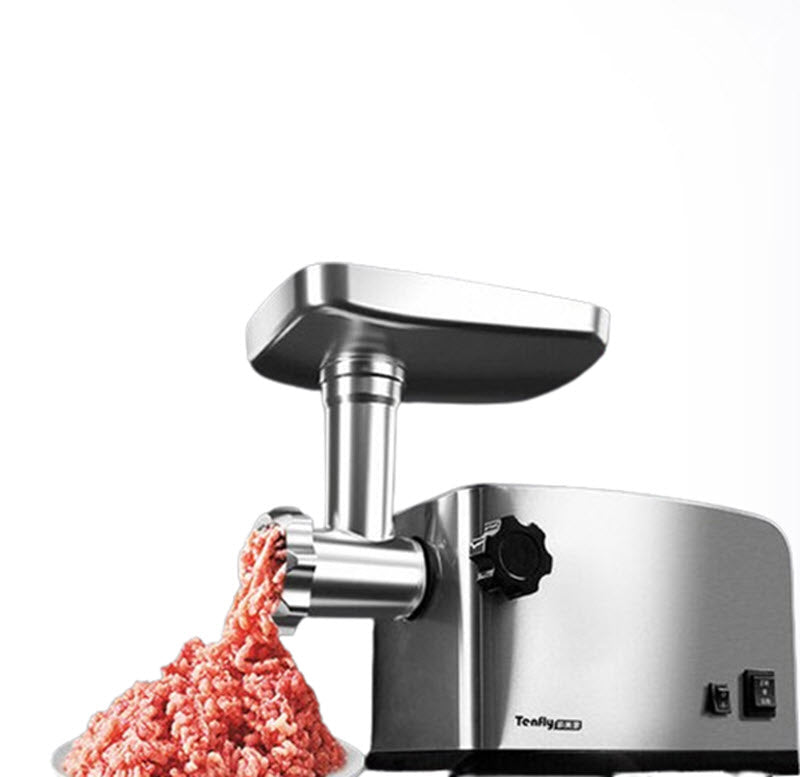 เครื่องบดเนื้อไฟฟ้า Tenfly แบบเล็ก ขนาดพกพา กำลังไฟสูง สแตนเลส มัลติฟังก์ชัน สำหรับใช้ในบ้านและธุรกิจ