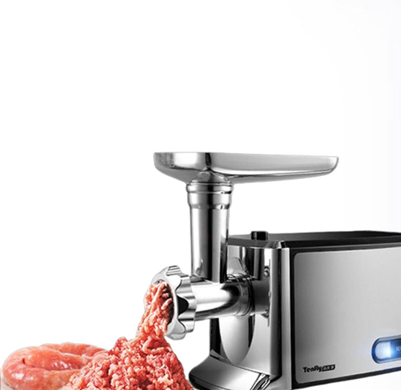 เครื่องบดเนื้อไฟฟ้า Tenfly ขนาดเล็ก รุ่นใหม่ ใช้งานง่าย เหมาะสำหรับบ้านและร้านค้า