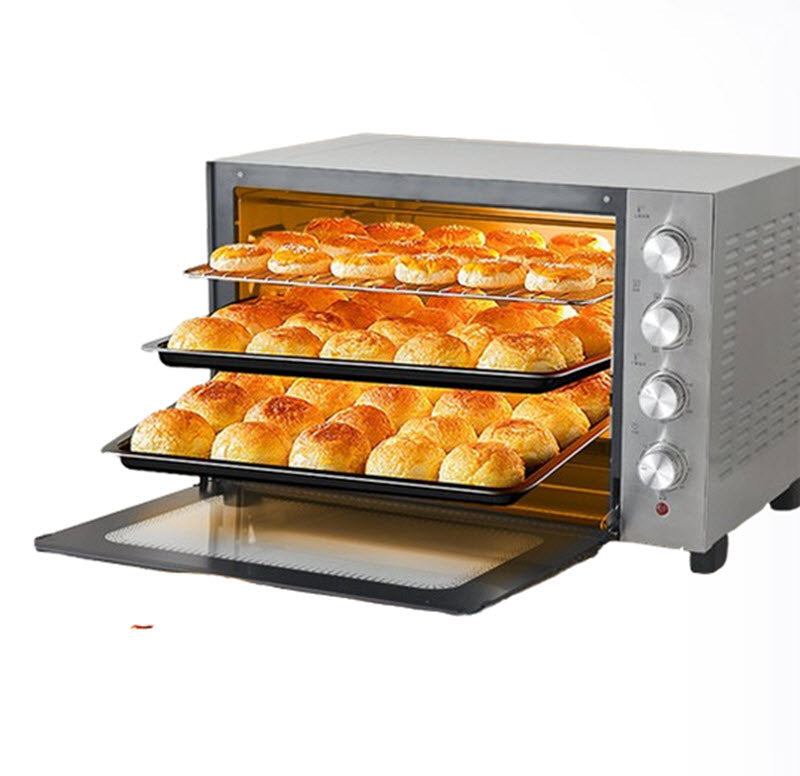 เตาอบไฟฟ้า 60L รุ่นใหม่ปี 2025 จาก Rongshida เตาอบลมร้อน ขนาดใหญ่ สำหรับเบเกอรี่ที่บ้าน