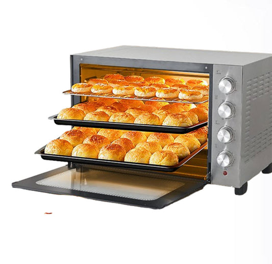 เตาอบไฟฟ้า 60L รุ่นใหม่ปี 2025 จาก Rongshida เตาอบลมร้อน ขนาดใหญ่ สำหรับเบเกอรี่ที่บ้าน