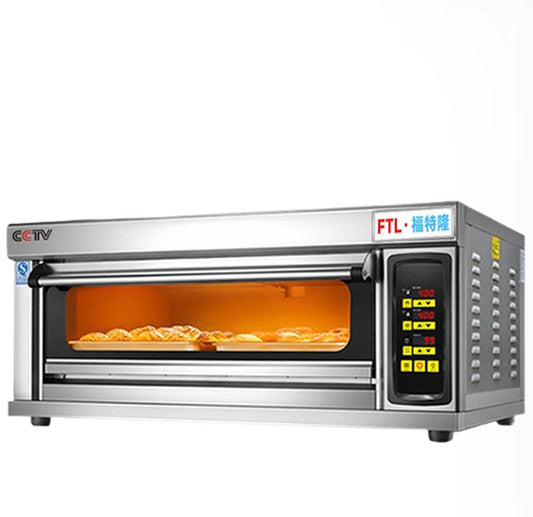เตาอบแก๊สพาณิชย์นำเข้าจากเยอรมัน ขนาด 1 ชั้น สำหรับอบพิซซ่า ขนาดกะทัดรัด ใช้งานง่าย