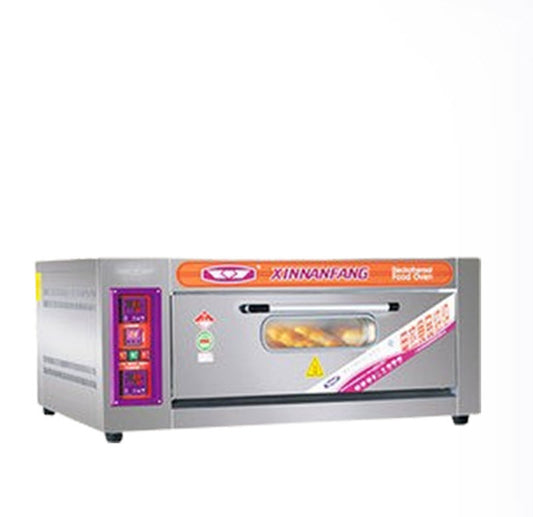เตาอบแก๊สขนาดใหญ่ 1-3 ชั้น รุ่นใหม่สำหรับทำพิซซ่าและขนมปัง พื้นที่อบกว้าง