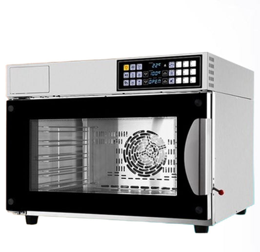 เตาอบลมร้อนขนาดใหญ่ รุ่นผสมไอน้ำ 30 ลิตร สำหรับเบเกอรีและทำอาหาร เชิงพาณิชย์