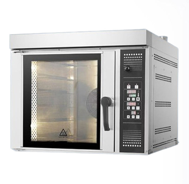 เตาอบอุตสาหกรรมขนาดใหญ่ รุ่นผสม ระบบลมร้อน หม้ออบเบเกอรี่ สำหรับร้านค้า ขนาดใหญ่