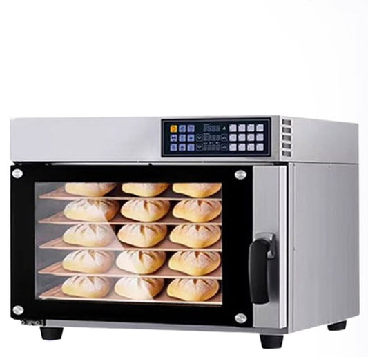 เตาอบไฟฟ้าลมร้อน ขนาดใหญ่ รุ่นอัตโนมัติ ใช้สำหรับทำขนมเค้กและพิซซ่า เหมาะสำหรับการใช้งานเชิงพาณิชย์