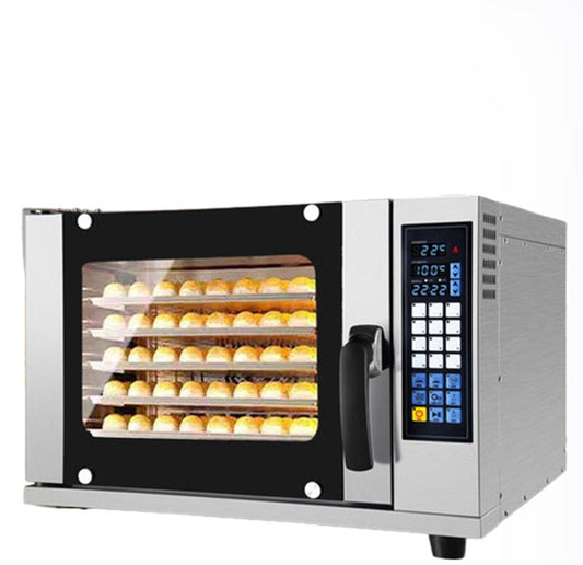 เตาอบลมร้อนเชิงพาณิชย์ ขนาดใหญ่ สแตนเลส ใช้ทำขนมปัง เค้ก ฟังก์ชั่นหลายอย่าง