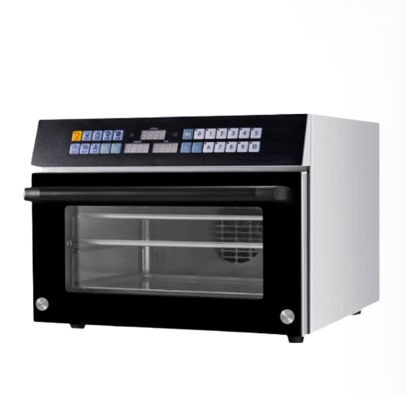 เตาอบลมร้อนขนาดใหญ่ 30L ใช้งานเชิงพาณิชย์ ฟังก์ชันหลากหลาย อบเค้ก ขนมปัง พิซซ่า อัตโนมัติ