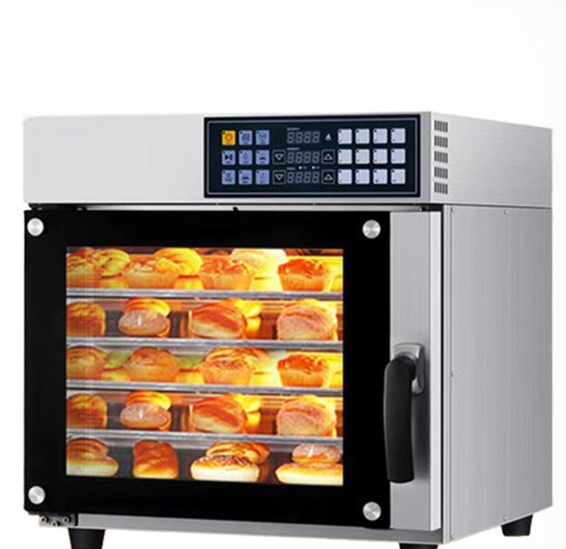 เตาอบไฟฟ้าสแตนเลส 68 ลิตร รุ่นมืออาชีพ สำหรับอบขนมปังและเค้ก ขนาดใหญ่ ระบบหมุนเวียนอากาศ
