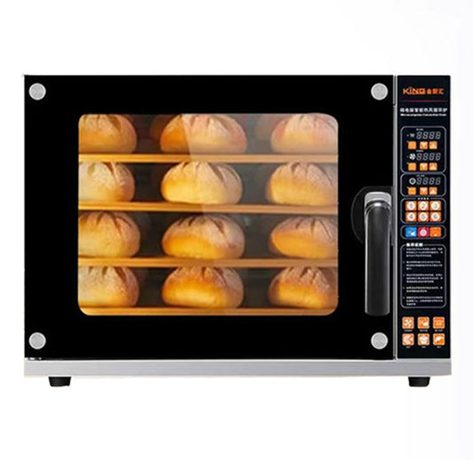 เตาอบไฟฟ้าขนาดใหญ่ 4 ชั้น ระบบพัดลมร้อน ใช้ทำขนมเค้กและขนมปัง Multifunction