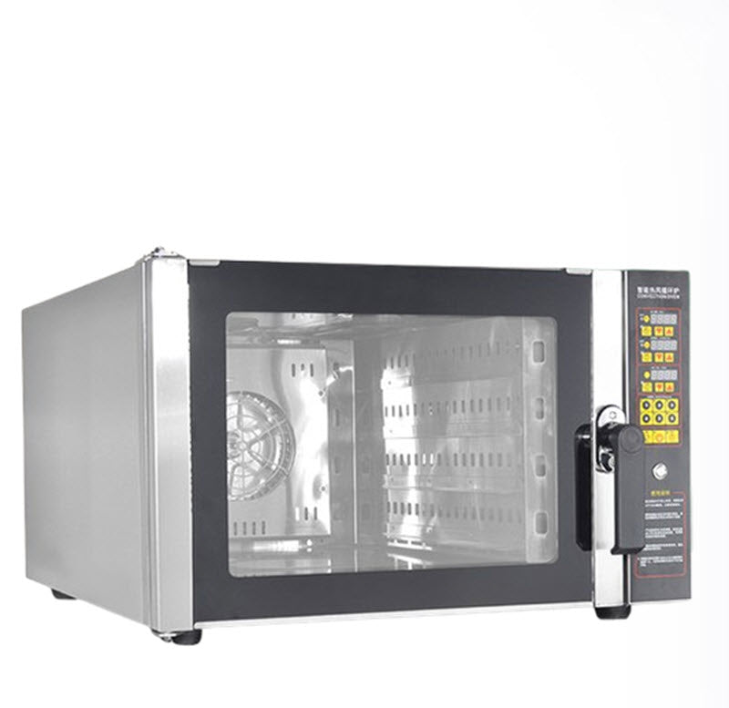 เตาอบลมร้อนเชิงพาณิชย์ รุ่น华雷仕 ขนาดเล็กแบบตั้งโต๊ะ มัลติฟังก์ชัน พร้อมระบบสเปรย์ไอน้ำ