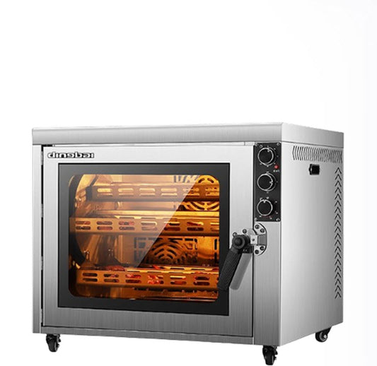 เตาย่างไก่ไฟฟ้าอัตโนมัติ ขนาดใหญ่ หมุนได้ เหมาะสำหรับร้านอาหารและโรงแรม - รุ่น 鼎百