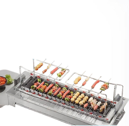 เตาอบไฟฟ้าแบบตั้งโต๊ะ หมุนได้ พกพาสะดวก ไม่มีควัน สำหรับย่างเนื้อในครัว