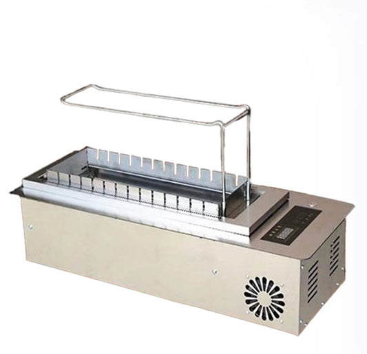 เตาย่างไฟฟ้าอัตโนมัติ รุ่นหมุนได้ ขนาดกะทัดรัด ไม่มีควัน เหมาะสำหรับร้านอาหารและปิ้งย่าง