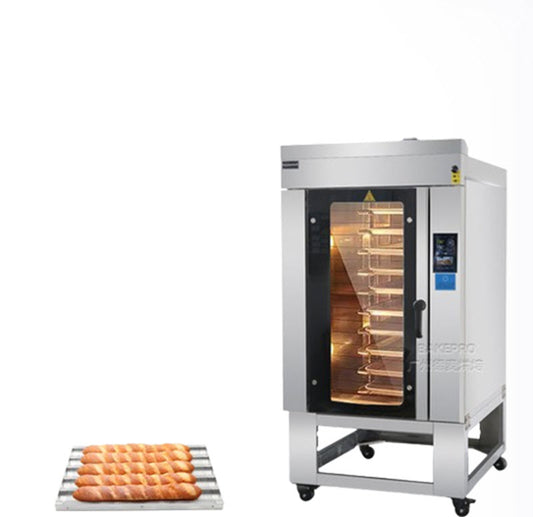 เตาอบระบบลมร้อนเชิงพาณิชย์ 5 ถาด 10 ถาด สำหรับอบขนมปัง ขนมเค้ก มูนเค้ก รุ่นใหม่