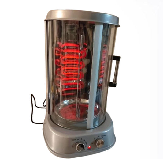 เตาอบหมุนไร้ควัน เตาอบเนื้อหมูย่าง-เป็ดย่างเหล็กกล้า พกพาสะดวก ใช้งานทั้งบ้านและร้านค้า