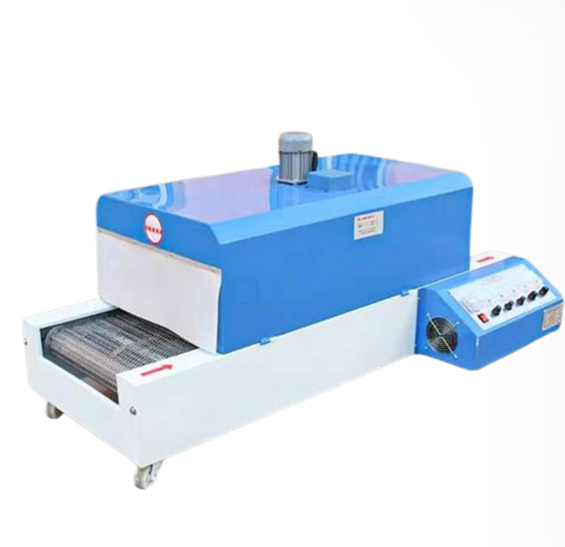 เตาอบอุโมงค์ขนาดเล็ก ระบบอบแห้งผลิตภัณฑ์ผ้าพิมพ์ สายการผลิตแบบตาข่าย พัดลมอบแห้ง ขนาดกำหนดได้