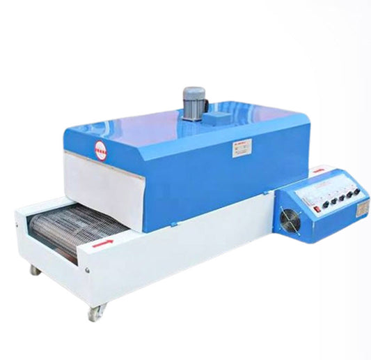 เตาอบอุโมงค์ขนาดเล็ก ระบบอบแห้งผลิตภัณฑ์ผ้าพิมพ์ สายการผลิตแบบตาข่าย พัดลมอบแห้ง ขนาดกำหนดได้