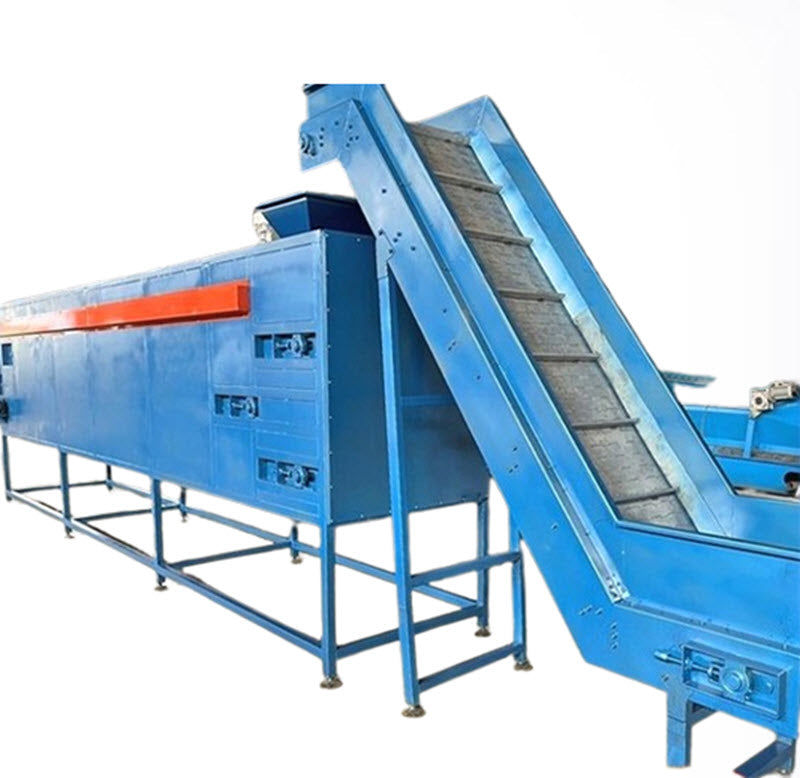 เครื่องอบแห้งวัสดุสเตนเลสแบบกำหนดเอง รุ่นไฟฟ้า ท่ออุโมงค์สำหรับชาและสมุนไพร หลายชั้น