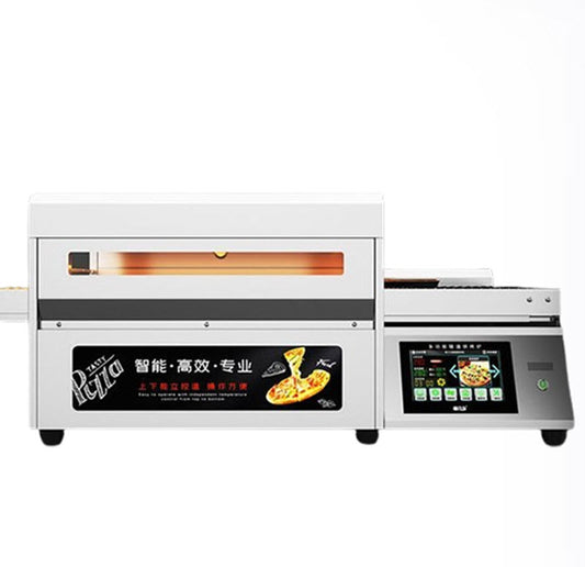 เตาอบพิซซ่าเชิงพาณิชย์ รุ่นเบเกอรี่ 1000W เตาอบลมร้อนสำหรับเบเกอรี่มินิ ขนมปังและทาร์ต